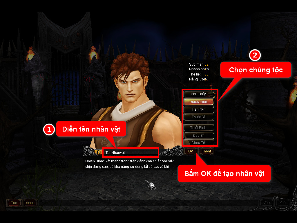 Chức năng chính của Game MU Thiên Long